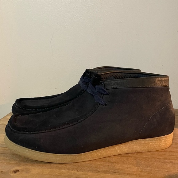 Mountain Creek Shoes Mountain Creek Kangar Navy Suede Leather Wallabee Mens Size95 Poshmark